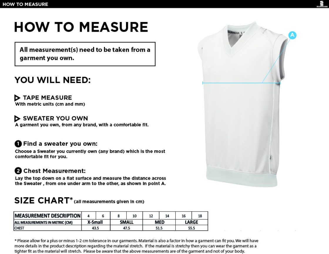 LIMERICK CC BLAST SLEEVELESS WOMENS SWEATER-Ivory - Size Guide