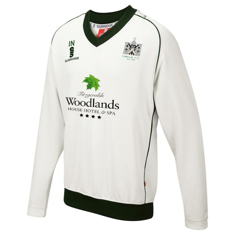 Limerick CC - Long Sleeve Sweater Green Trim