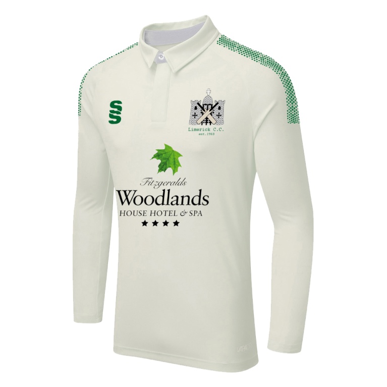 LIMERICK CC DUAL LONG SLEEVE CRICKET SHIRT (WOMENS)-Ivory