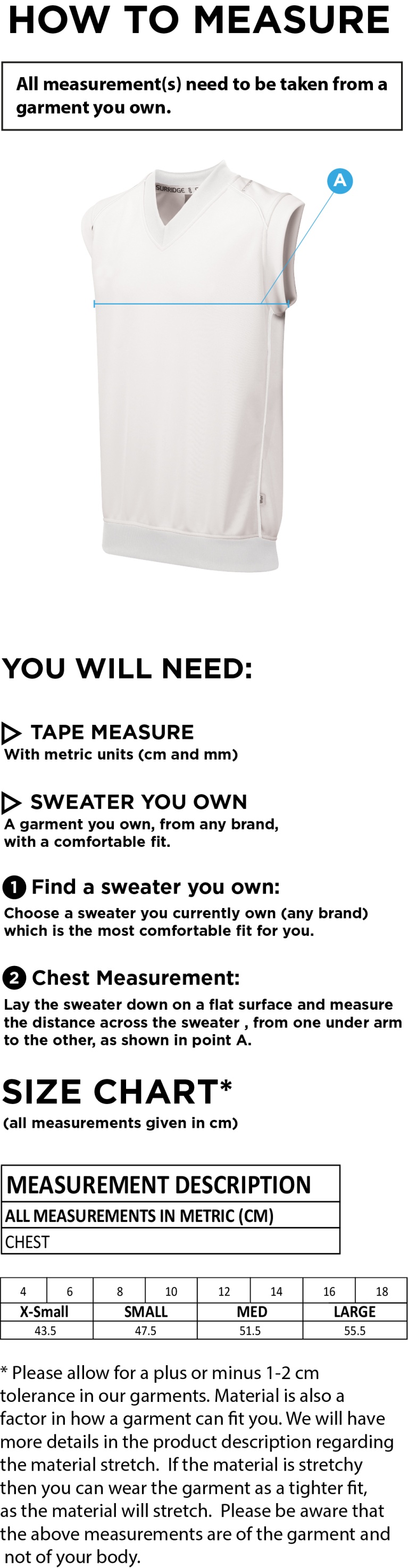 LIMERICK CC BLAST SLEEVELESS WOMENS SWEATER-Ivory - Size Guide