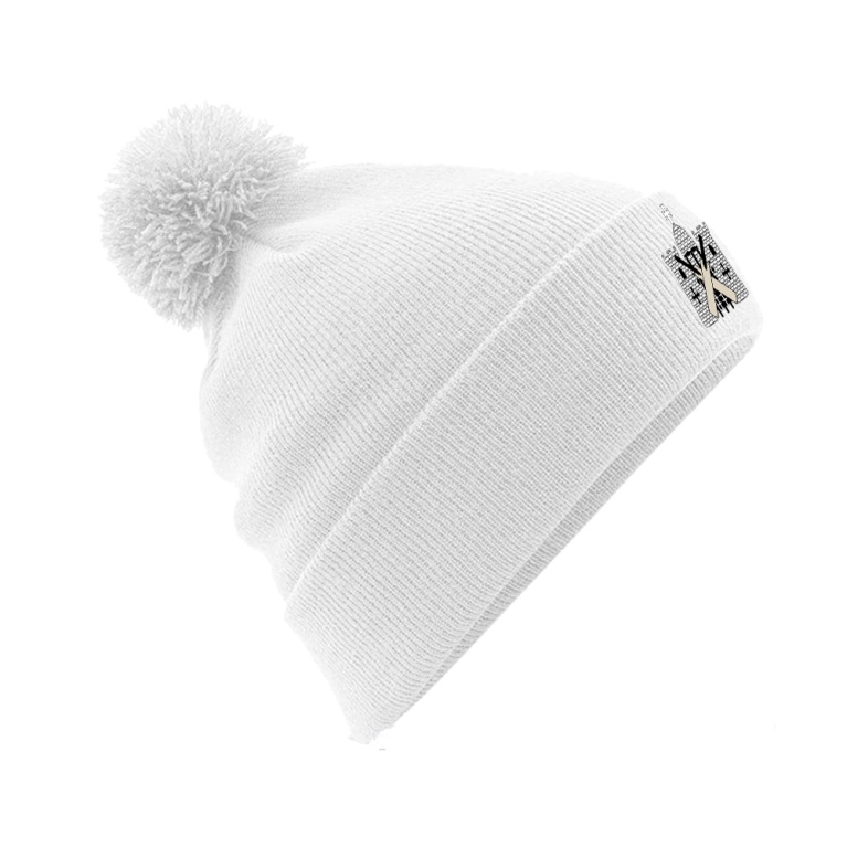 LIMERICK CC Original Pom Pom Beanie : White