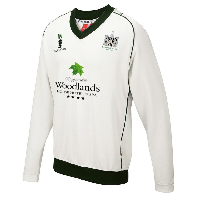 Limerick CC - Long Sleeve Sweater Green Trim