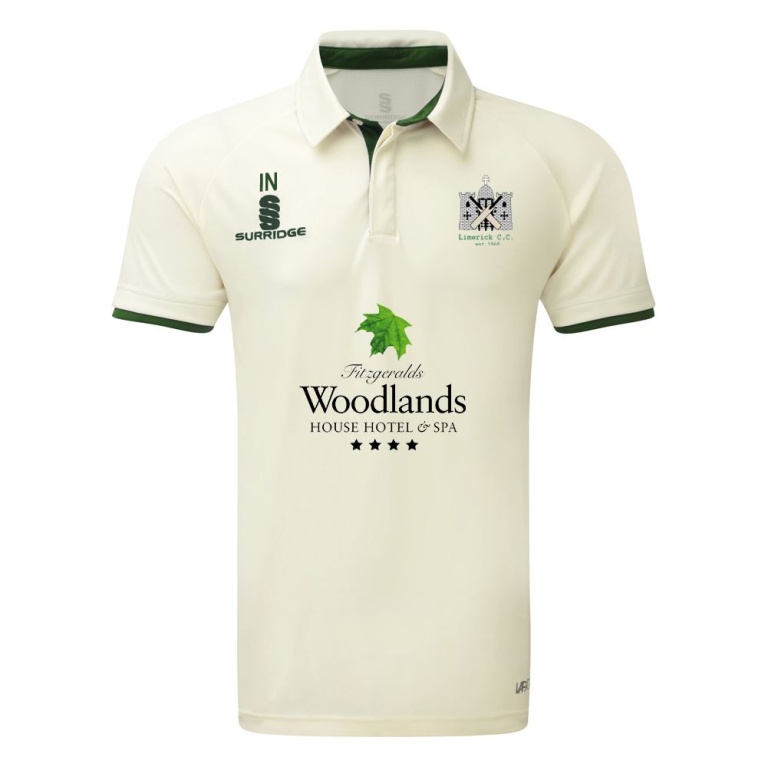 Limerick CC - Ergo Short Sleeve Green Trim Shirt